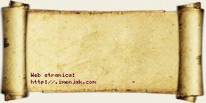 Jasna Nenadić vizit kartica